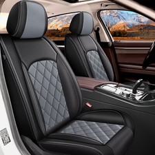 Car 5-seat Covers Faux Leather Full Set For Jeep Liberty 2002-2012 Sedan 4-door