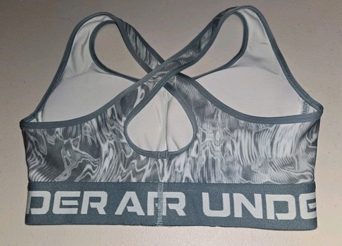 Fantastic Green Beige Under Armour Compression Size XS Cup 30A-32AA Sports Bra - Picture 2 of 10