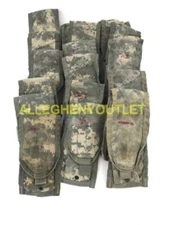 Lot of 12 US Army ACU Double Mag Pouch, Double Magazine MOLLE Good Condition