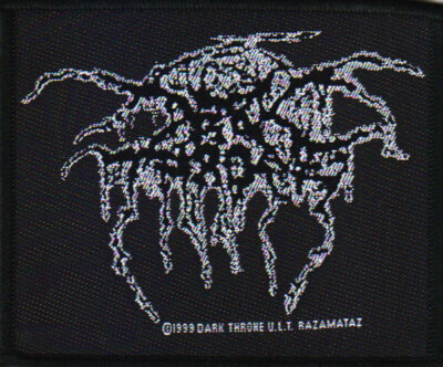 Darkthrone - Lurex Logo Printed Patch 4'' x 3.25''