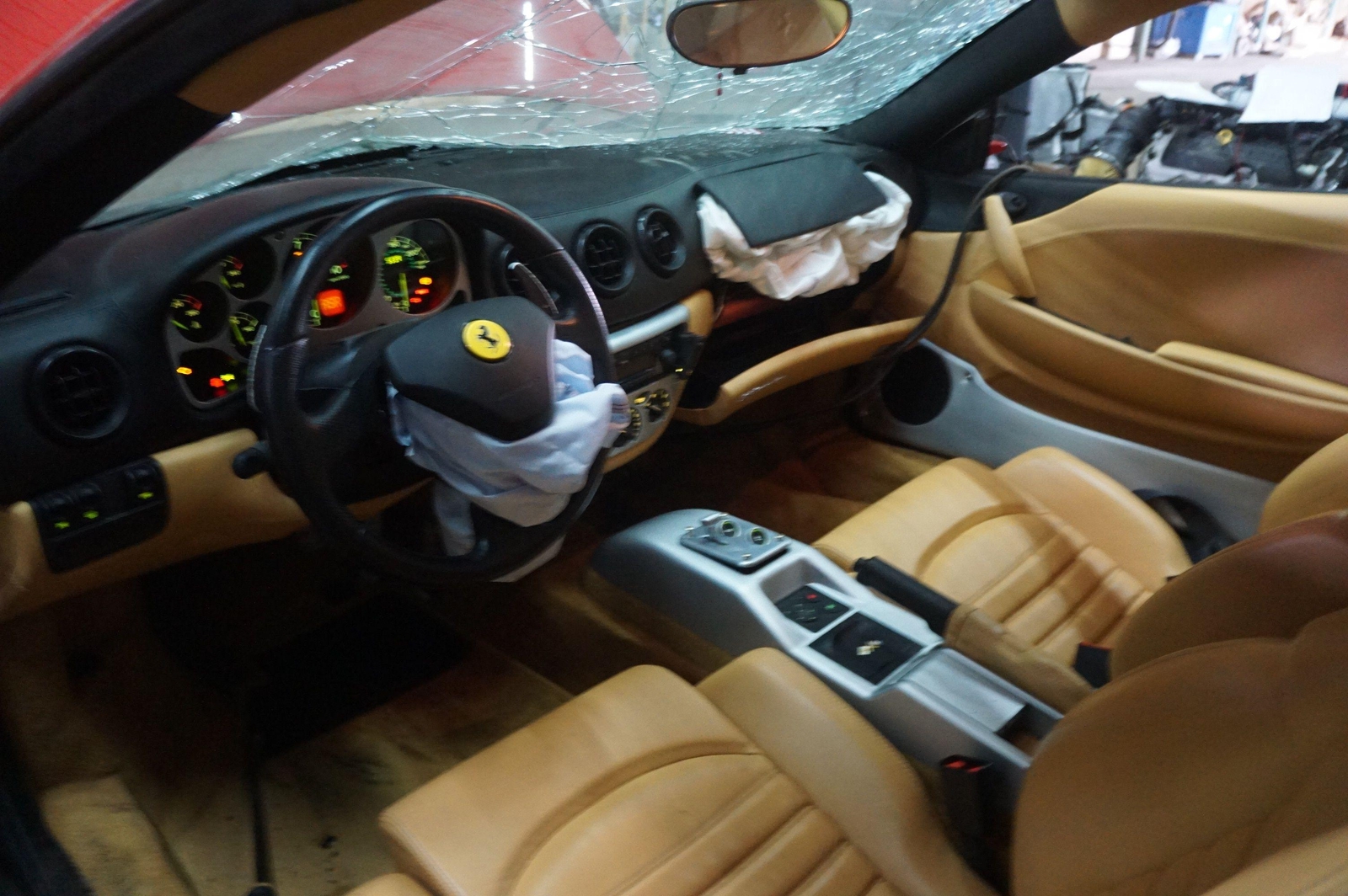 Left Driver Side Door Trim Panel Beige 650076 66124600 Ferrari 360 Modena 2002