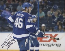 Tampa Bay Lightning Taylor Raddysh Autographed 8x10 NHL Photo COA #8