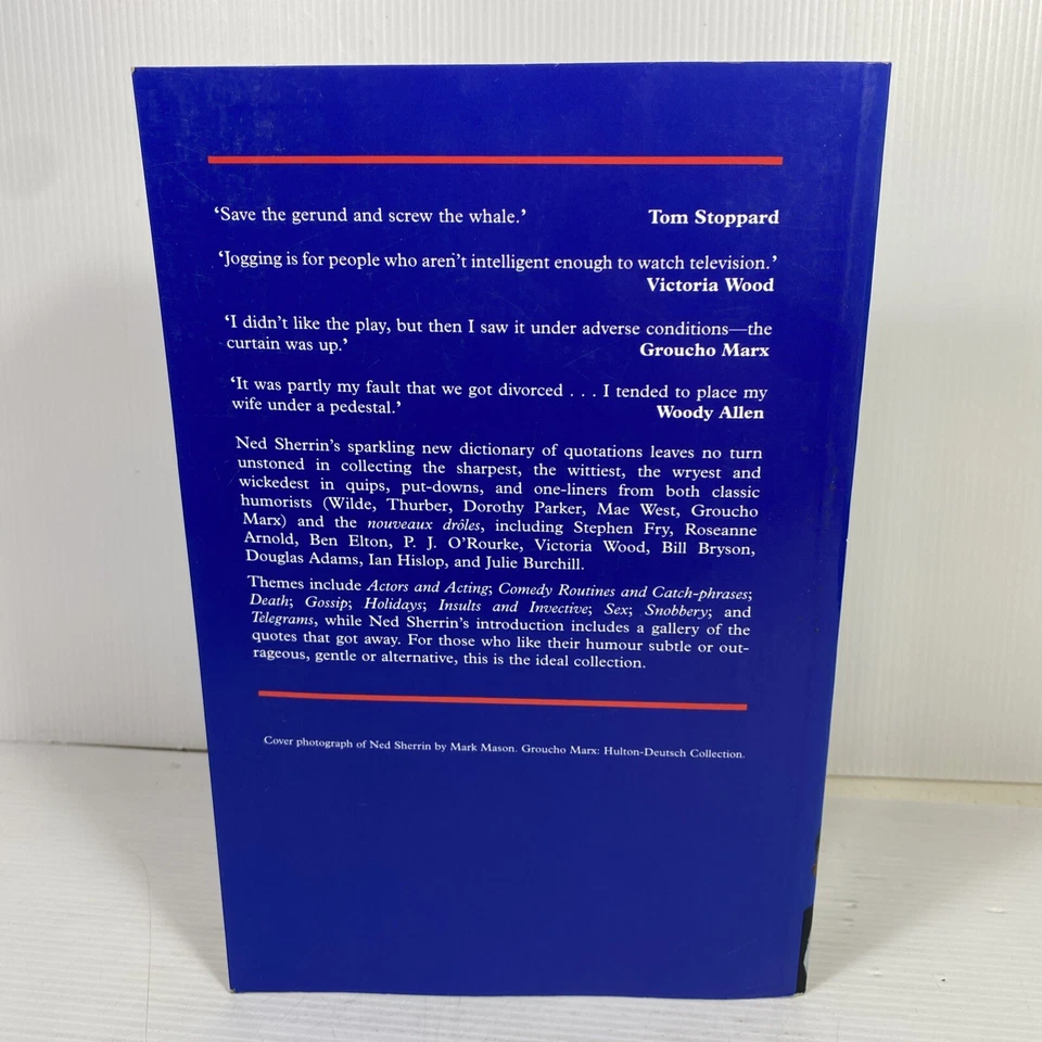 The Oxford Dictionary of Humorous Quotations by Ned Sherrin Large Paperback 1997 - Image 2 of 4