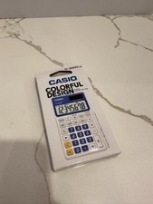 Casio SL-300VC, Sloar Powered Standard Function Calculator, Blue