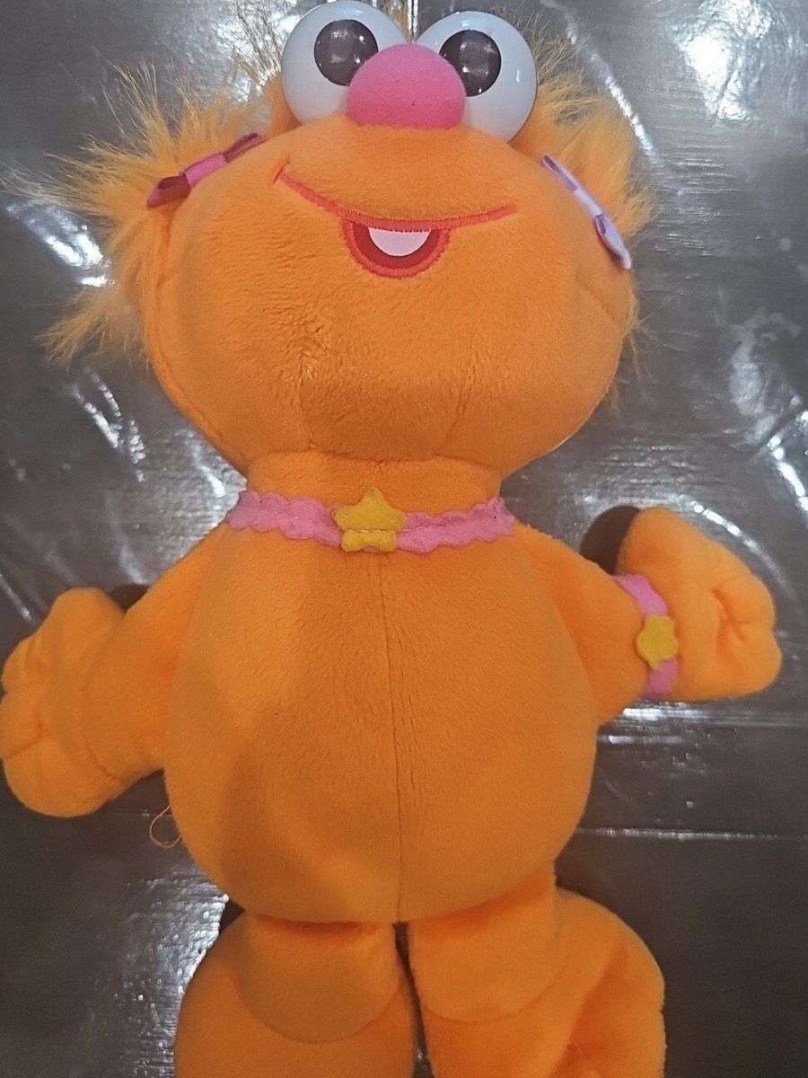 Fisher Price, Sesame Street, ZOE Orange Monster Plush Stuffed