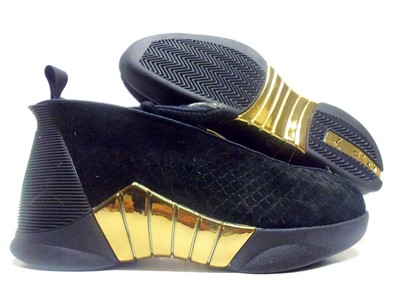retro 15 black and gold