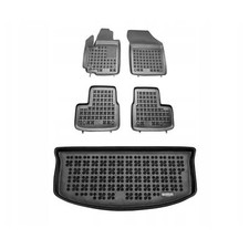 Satz Fußmatten und Matte für Opel AGILA B II 2008-2014 / Suzuki SPLASH 5-Sitzer,