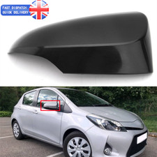 For Toyota Yaris 2012-2020 Right Wing Mirror Cover Cap Black Primed Driver Side