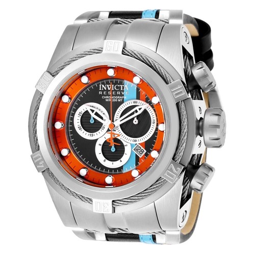 HERMES FG2.110 Fable manchette Quartz Wristwatch SS / leather Silver x orange Hermes Orange Medium Cape Cod Double Tour Stainless Quartz  main image 2