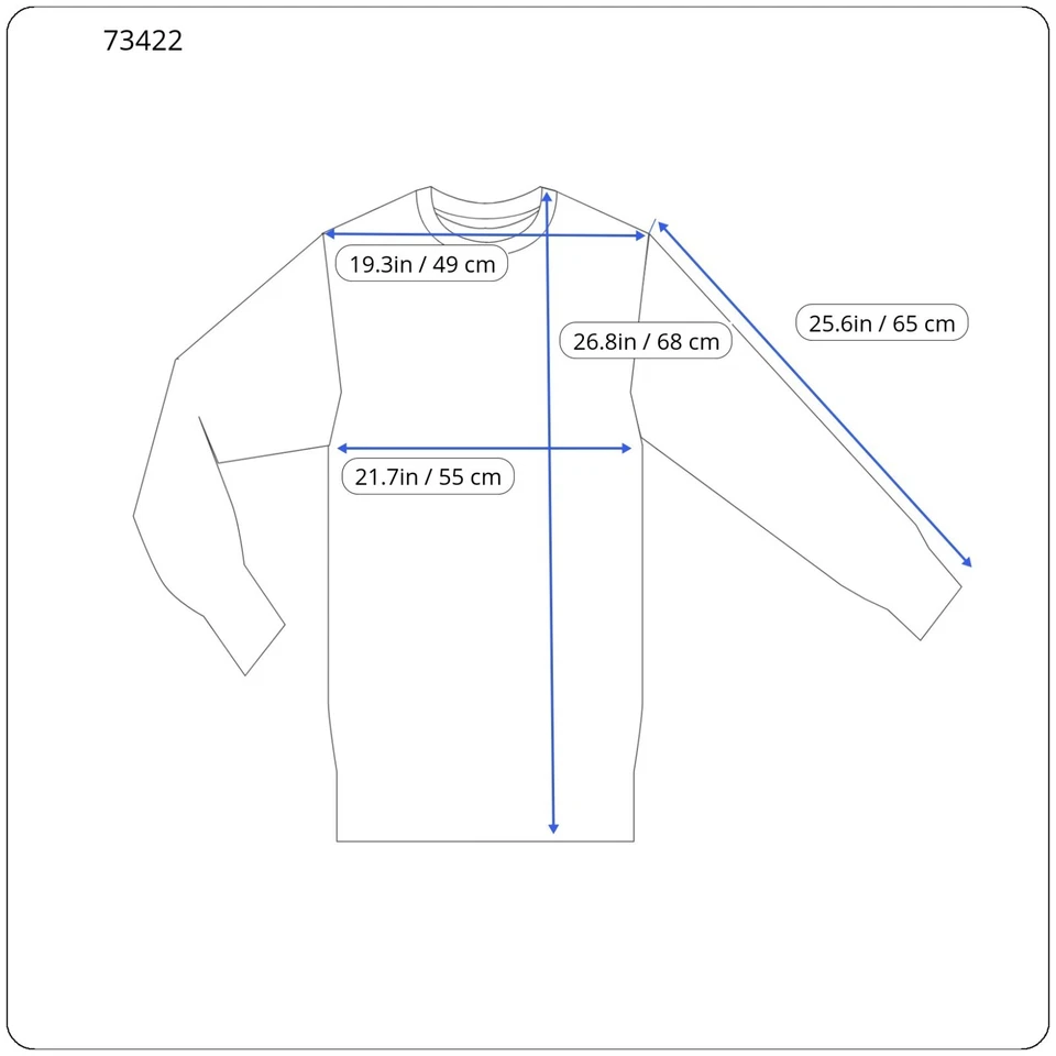 ELLESSE Sweatshirt Men's MEDIUM Coated Logo Long Sleeve Crew Neck Ribbed Hems - Image 3 of 4