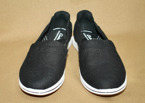 CLARKS CLOUDSTEPPERS Breeze Step II Slip On Women Size 9.5M EUR 41 Black Canvas - 第 3/7 張圖片