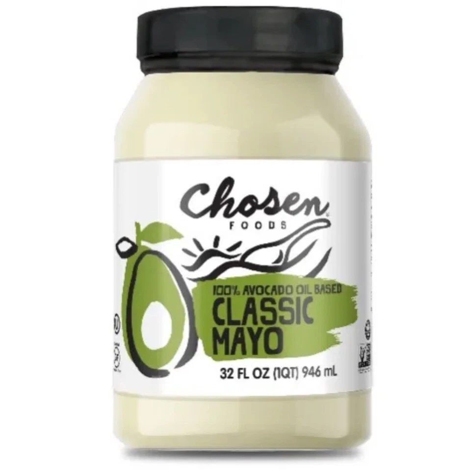 2 Chosen Foods Avocado Oil Mayo 32oz 100%Pure NO SEED OIL Whole Food Avocado Oil - Image 4 of 4