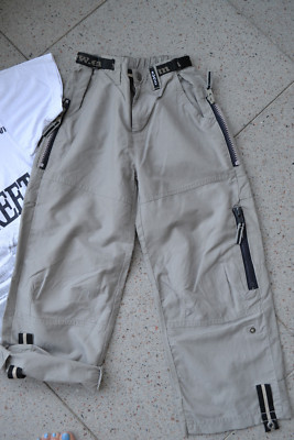 EX10 Krempelhose grau schwarz 116 TOP