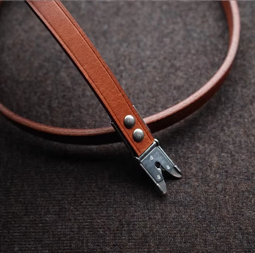 Alça de ombro de couro pescoço cam-in para câmera Rollei Rolleiflex 2.8F 3.5F 2.8E - Imagem 4 de 4