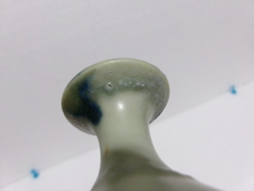 Vintage Glazed Studio Pottery Small Vase 3.75" Signed Butler Weed Pottery - Picture 9 of 17
