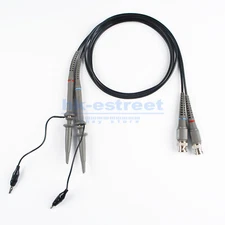 2xFor BNC Oscilloscope Probe Kit P6100 100MHz 1X 10X Precision Scope Clip Probes