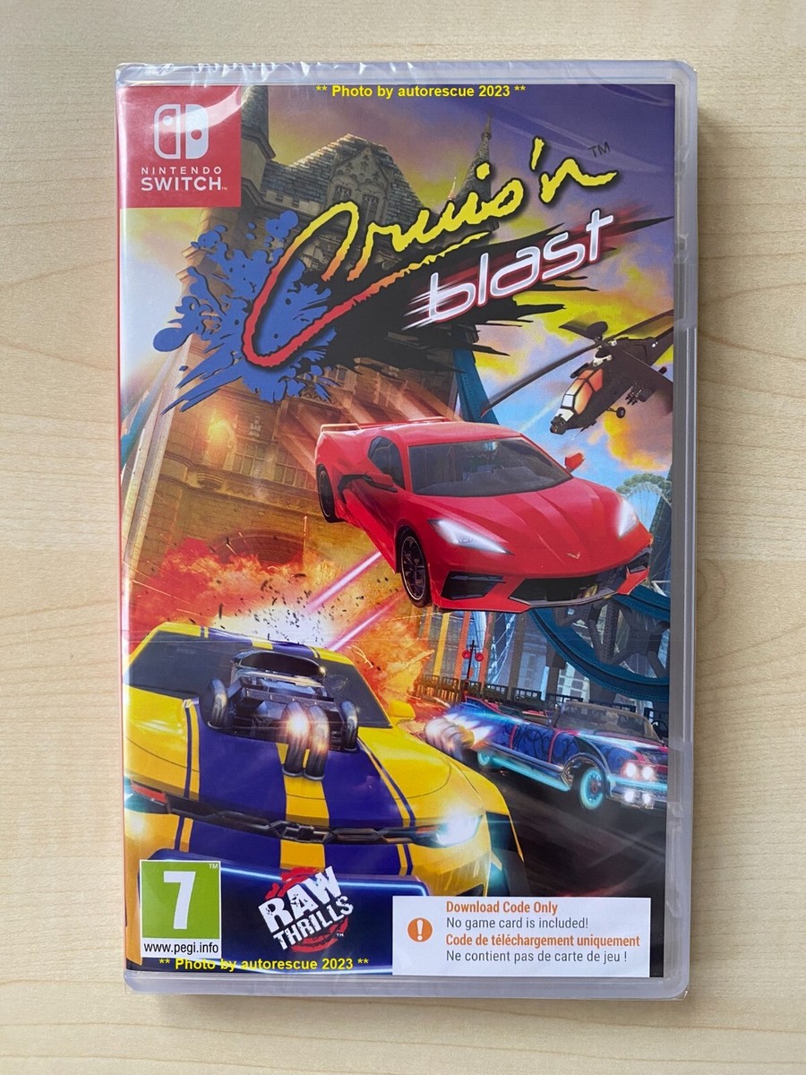 Cruis'n Blast ( CODE in a BOX ) New and Sealed NINTENDO SWITCH