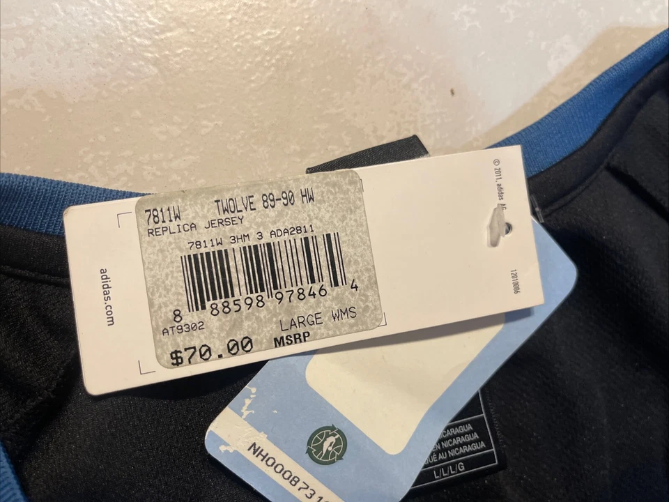 Camiseta para mujer Adidas Minnesota Timberwolves Kevin Garnett NBA grande nueva con etiquetas Foto 4 de 4