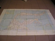 USAFF Cloth 2 Sided Escape Map SW Pacific