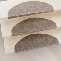 Stair Tread Mats Beige 15 Piece Set 23 X 65 Cm Durable Non-slip Protection Stair Tread Mats Beige 15 Piece Set 23 X 65 Cm Durable Non-slip Protection