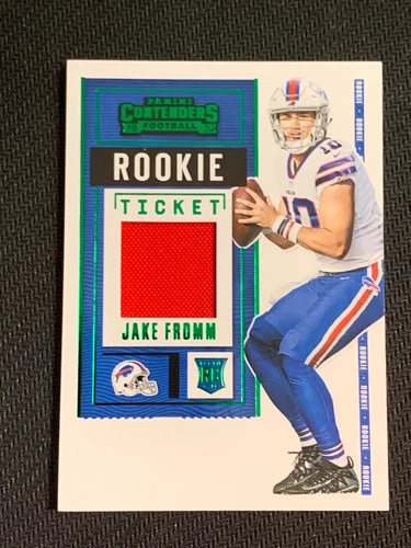 JAKE FROMM #RSV-JFR - 2020 CONTENDERS - PATCH ROOKIE RC - VARIANT