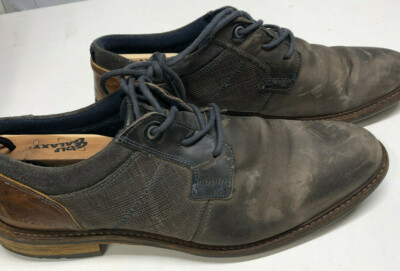 Bull Boxer Everson Brown Leather and Suede Oxford Lace Up  display picture 1