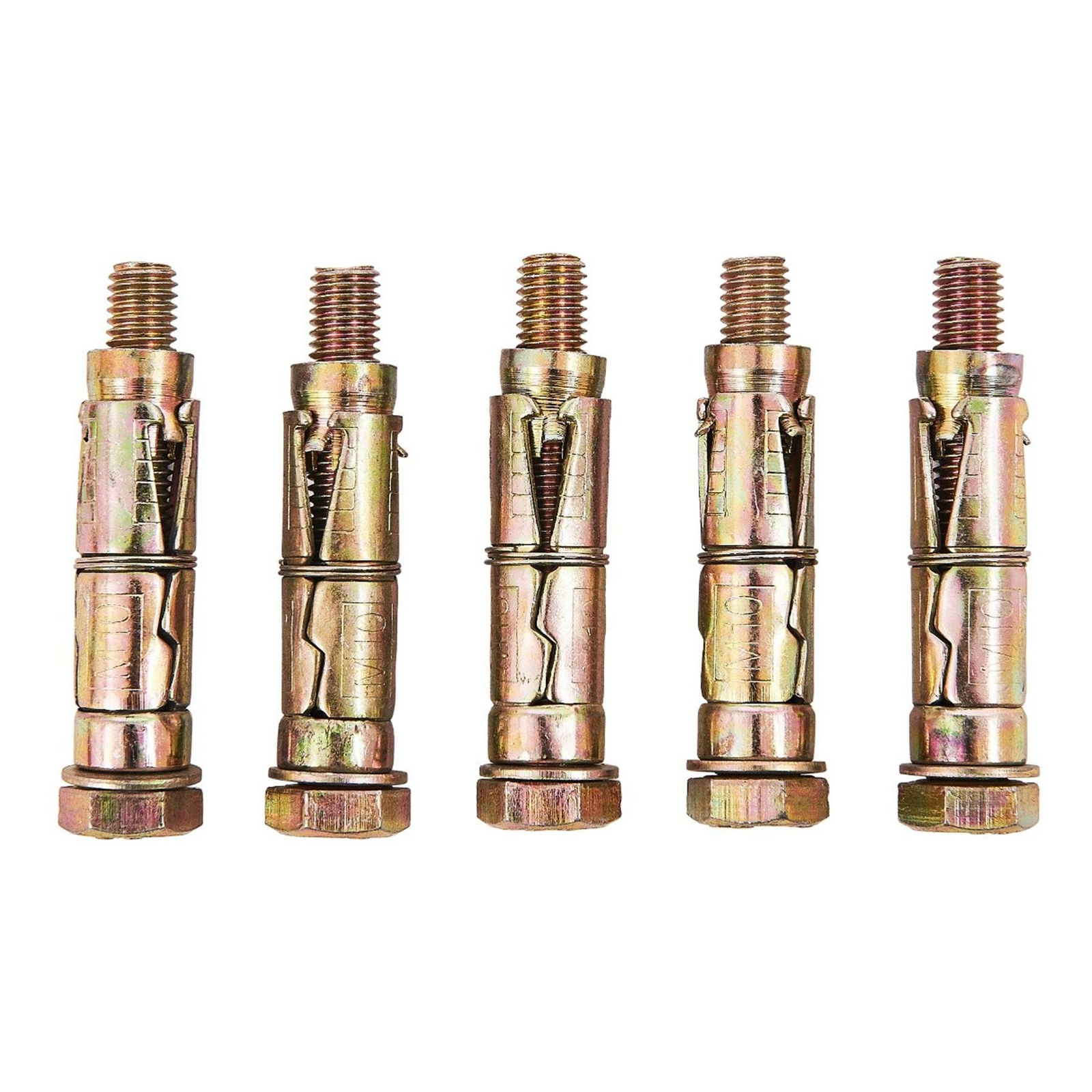 MASONRY CONCRETE EXPANSION BOLTS WALL RAWL BOLTS M10 X 70 PACK OF 5