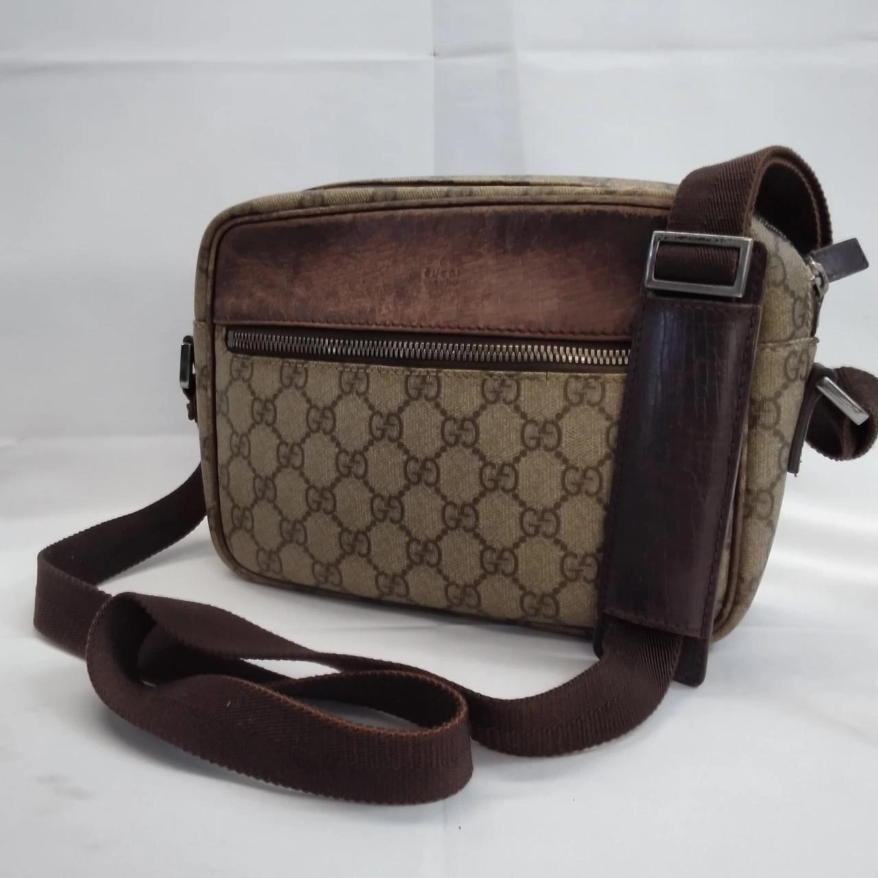 Sac à bandoulière GUCCI 9,8 pouces marron