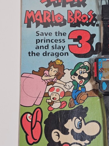 Raro orologio gioco Super Mario 3 Zeon Nintendo anni 90 ottime condizioni imballato - Foto 7 di 24
