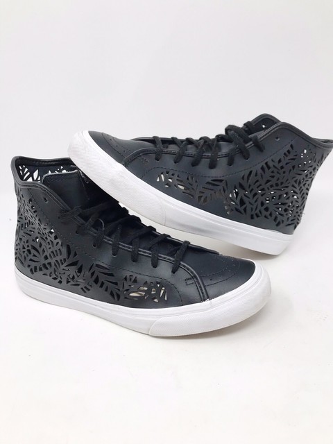 vans classic black leather