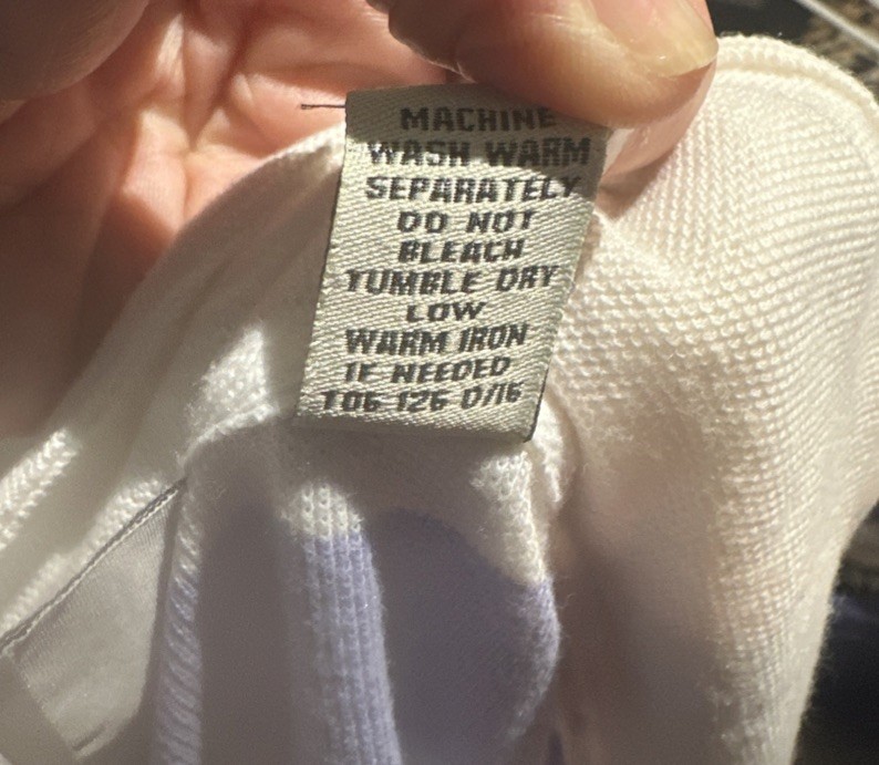 Classic Elements purple Striped Button Front Coll… - image 7