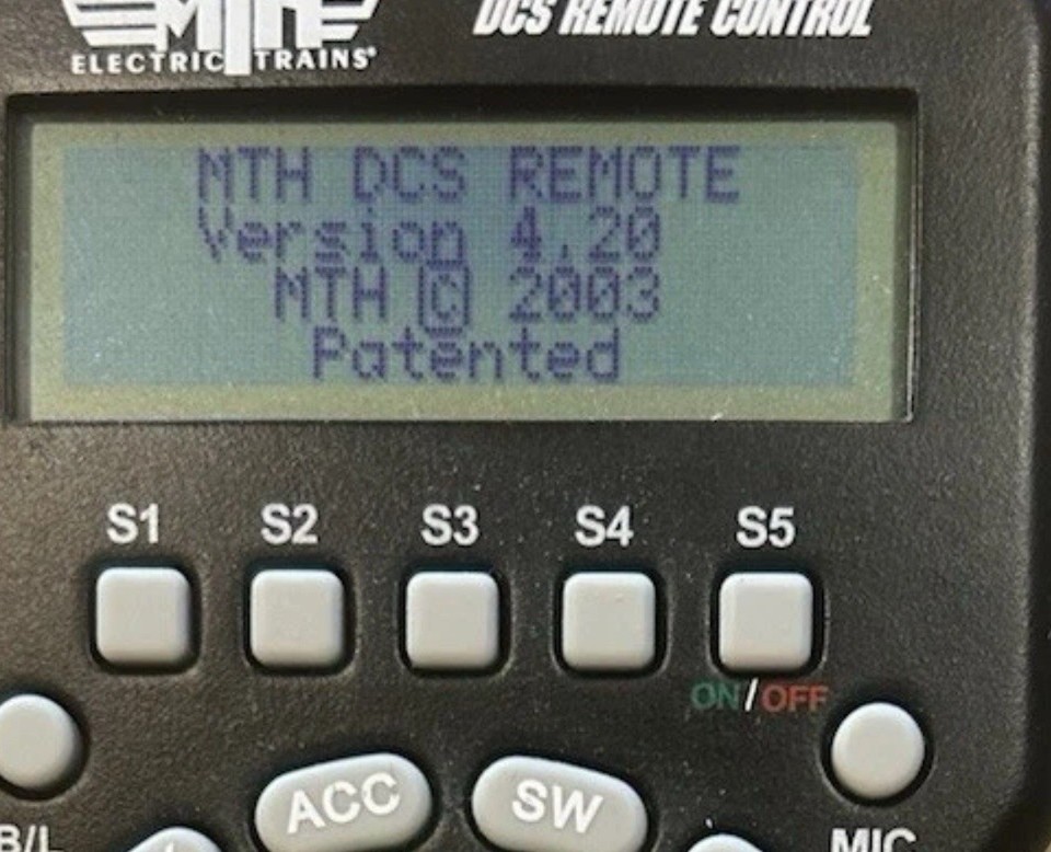 MTH DCS Remote Controller! O Scale Handheld Control Unit | eBay