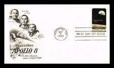 DR JIM STAMPS US COVER APOLLO 8 LOVELL ANDERS BORMAN SPACE FIRST DAY ISSUE