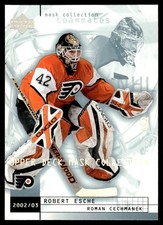 2002-03 Upper Deck Mask Collection Robert Esche/Roman Cechmanek Philadelphia