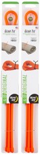 Nite Ize 2-Pack Gear Tie Reusable Rubber Twist Tie, 32" - Bright Orange 2-Pack 