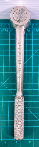 Vintage S-K WAYNE 1/2 In Drive Swivel Head Ratchet Wrench Steel Made In USA