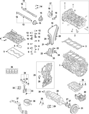 Genuine Hyundai Engine Camshaft Follower 22226-2G014