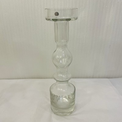 1970s Nanny Still Pompadour Clear Glass Vase for Riihimaen Lasi Oy Finland #1