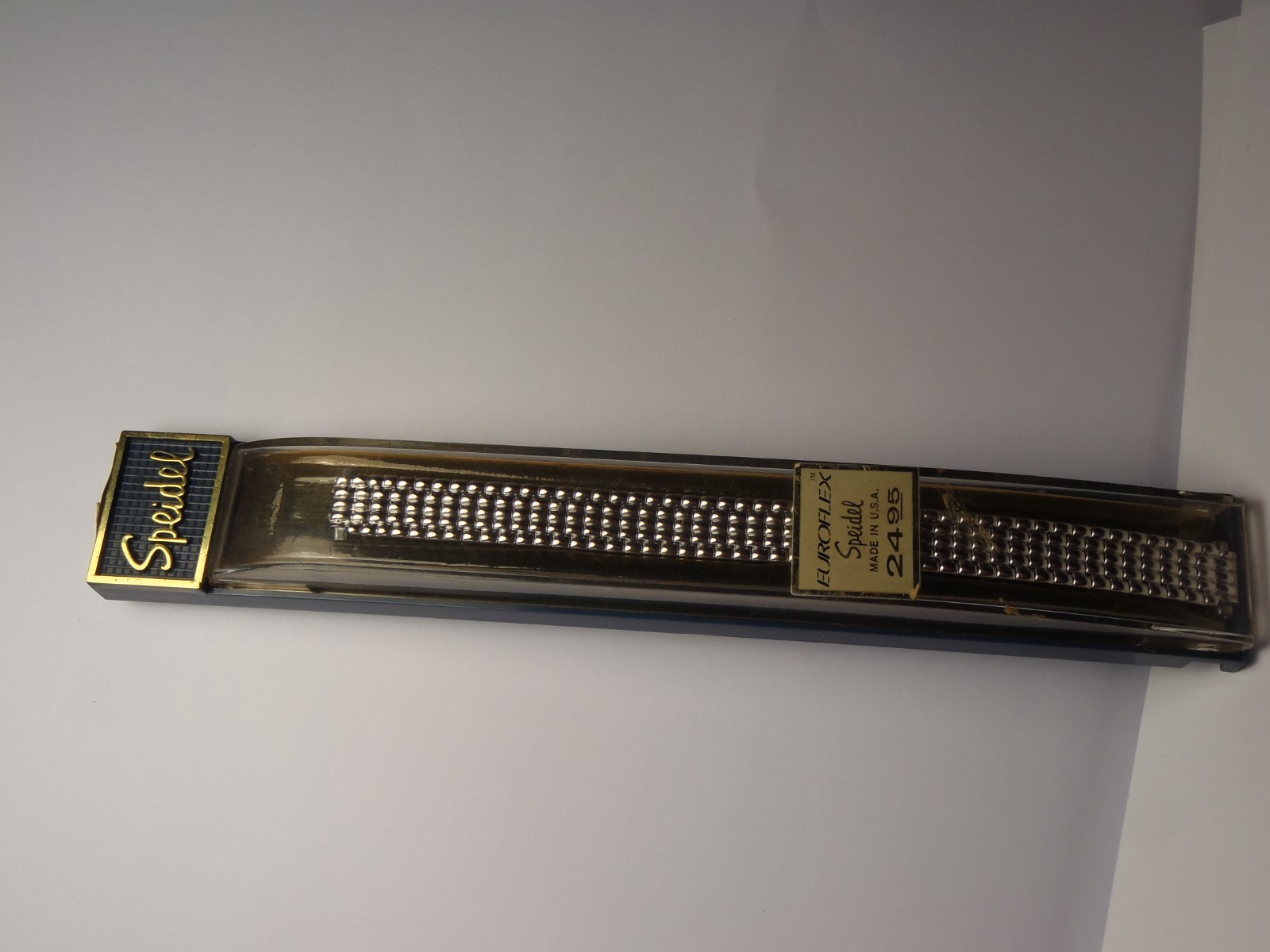 9-11mm Speidel EuroFlex Stainless Steel Watchband, Flexible USA New Old Stock