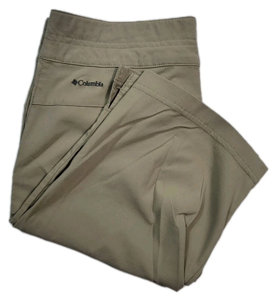 Short Utilitaire Columbia Femme 3X (réel 42x5,5) Beige Taille Haute élastique – Idéal Rando