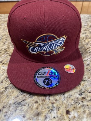 NBA Cleveland Cavaliers Hat  cavs logo snapback Flat Cap. Capline Brand 7 5/8 Cp