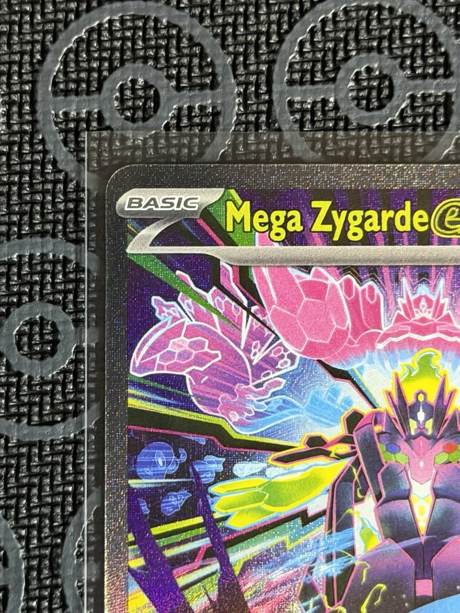 Pokémon Mega Zygarde EX 120/088 Full Art Holo Rare PACK FRESH