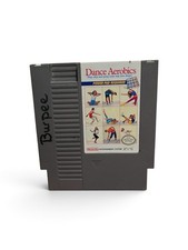 Dance Aerobics Nintendo NES Tested Working w/ Sleeve Power Pad Required