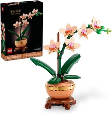 LEGO Botanicals Mini Orchid Building Set - Artificial, Fake for Home...