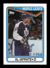  91 Al Iafrate 33 Maple Leaf 1990 Topps Hockey Sports Trading Card 