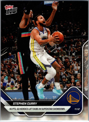 Stephen Curry - 2025-26 NBA Topps NOW® - Card 50 - PR: 2789