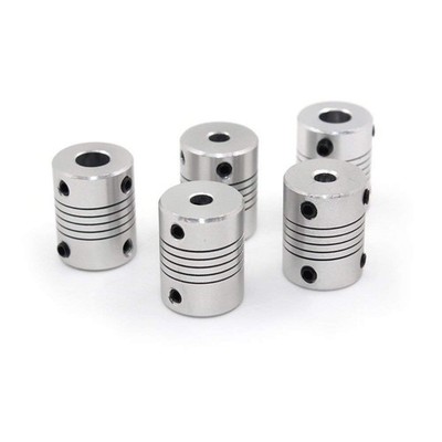ICQUANZX 5PCS Flexible Kupplungen 5mm bis 8mm NEMA 17 Wellenkupplung für RepRap