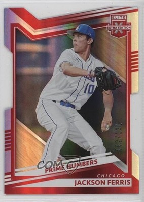 2022 Panini Elite Extra Edition Prime Numbers A Die-Cut /95 Jackson Ferris hg6