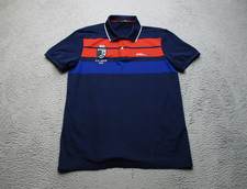 Polo de golf RLX Ralph Lauren U.S. Open 2016 azul marino a rayas preppy