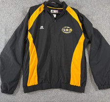 US Army Black Knights Russell Jacket Mens L Black Yellow All-American Bowl Logo